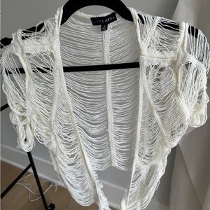 Fringe Crochet Top: Vacation wear
